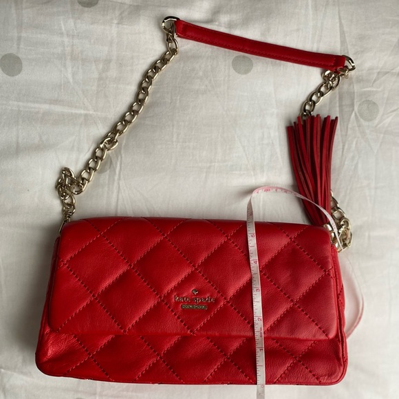 Kate Spade Red Shoulder Handbag - Picture 4 of 14
